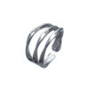 Minimal 925 Sterling Silver Ring - Rhodium Plated